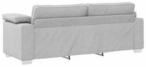 Sofa szary chmur 219 x 77 x 82 cm tkanina