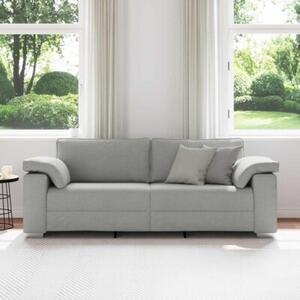 Sofa szary chmur 219 x 77 x 82 cm tkanina