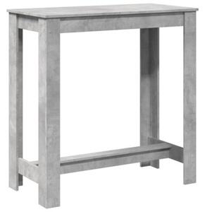 Stolik barowy, szarość betonu, 102x50x103,5 cm
