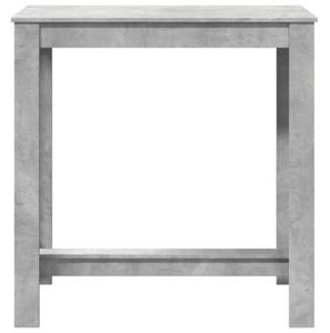 Stolik barowy, szarość betonu, 102x50x103,5 cm