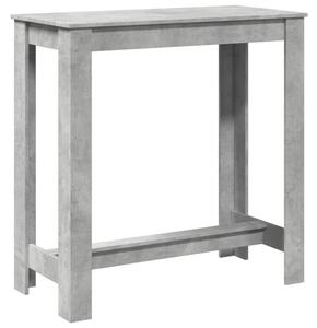 Stolik barowy, szarość betonu, 102x50x103,5 cm