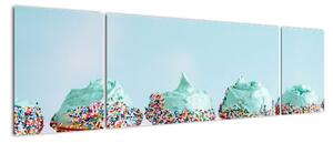 Obraz cupcakes (170x50 cm)
