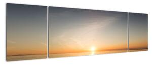 Obraz kajakarza o zachodzie słońca (170x50 cm)