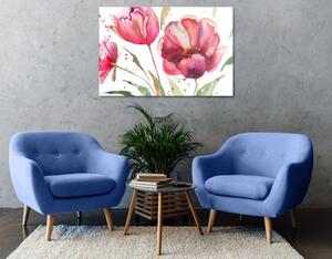 Obraz piękne tulipany w ciekawej aranżacji