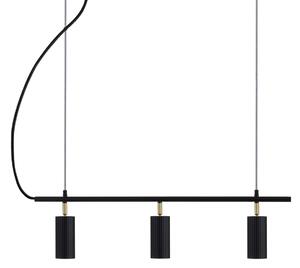 Lampa Wisząca Globen Lighting, Hubble 3, ściemnialny, czarny, jadalnia, aluminium, skandynawski