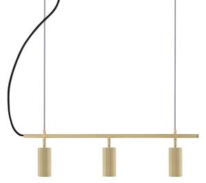 Lampa Wisząca Globen Lighting, Hubble 3, ściemnialny, złoty | mosiężny, jadalnia, aluminium, skandynawski