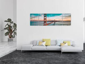 Obraz - Golden Gate, San Francisco (170x50 cm)