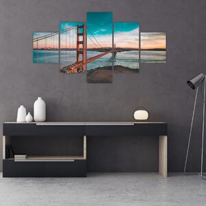 Obraz - Golden Gate, San Francisco (125x70 cm)