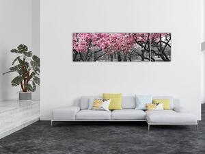 Obraz drzew magnolii (170x50 cm)
