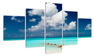Obraz - Tropikalna plaża (125x70 cm)