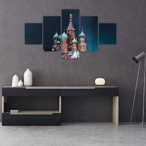 Obraz budowy w Rosji (125x70 cm)
