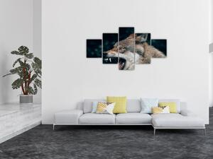 Obraz wilka (125x70 cm)