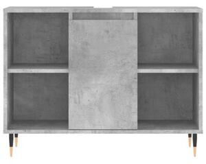 Szafka łazienkowa, szarość betonu, 80x33x60 cm