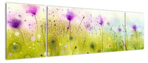 Obraz - Kwiaty polne (170x50 cm)