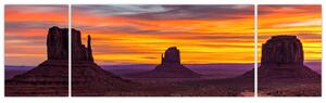 Obraz - Monument Valley v Arizonie (170x50 cm)