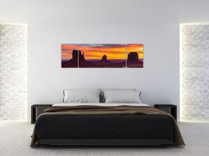 Obraz - Monument Valley v Arizonie (170x50 cm)