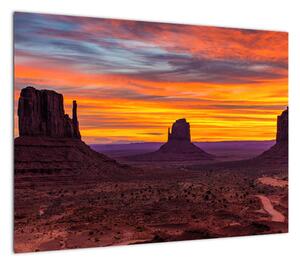 Obraz - Monument Valley v Arizonie (70x50 cm)