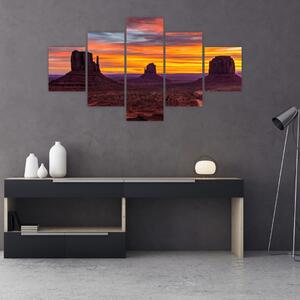 Obraz - Monument Valley v Arizonie (125x70 cm)