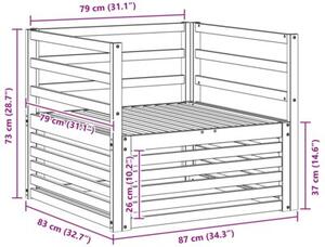 Sztuka 2 sofa z podłokietnikami naturalny