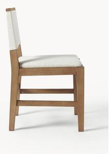 Tapicerowane krzesło z drewna Liano