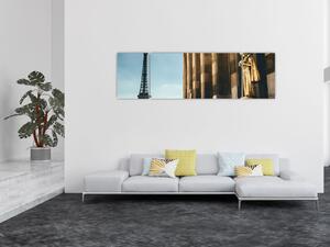 Obraz z placu Trocadero, Paryż (170x50 cm)
