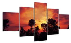 Obraz zachodu słońca (125x70 cm)