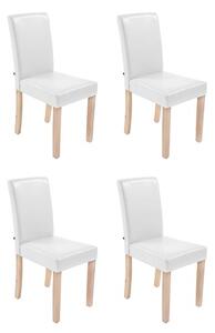 Krzesła jadalniane komplet 4szt Nathalia białe