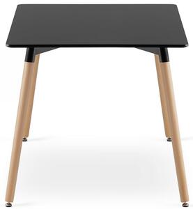 Czarny stół prostokątny - Ingram