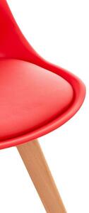 Krzesła Michelle czerwone