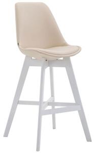 Krzesło barowe Aliana kremowe