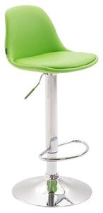 Krzesło barowe Calvin zielone