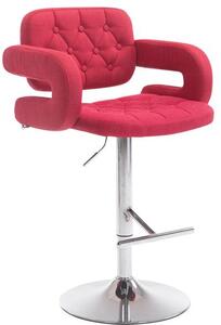 Krzesło barowe Barrett czerwone