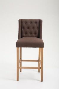 Krzesło barowe Gabriella brązowe