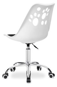 Krzesło biurowe obrotowe GROVER białoczarne