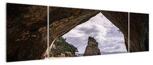 Obraz z jaskini, Nowa Zelandia (170x50 cm)