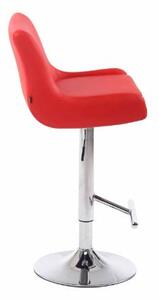 Krzesło barowe Raquel czerwone