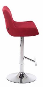 Miles czerwone krzesło barowe