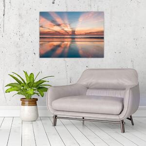 Obraz promieni słonecznych nad plażą Dayton (70x50 cm)