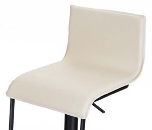 Krzesło barowe Yareli kremowe