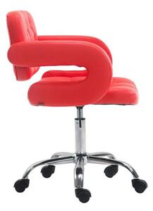 Krzesło biurowe Michaela czerwone