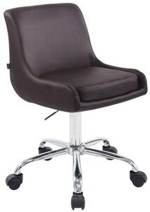Krzesło biurowe Zola brązowe