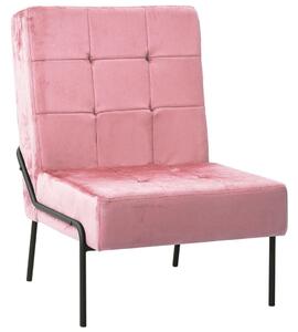 Fotel, 65x79x87 cm, różowy, obity aksamitem