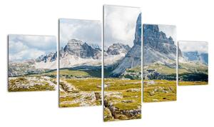 Obraz - Włoskie Dolomity (125x70 cm)