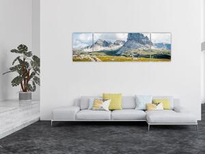 Obraz - Włoskie Dolomity (170x50 cm)