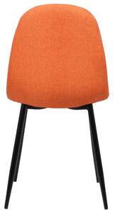 Krzesło do jadalni Amalia pomarańczowe