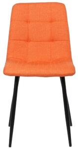 Krzesło do jadalni Mallory pomarańczowe