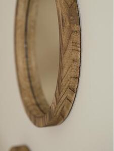 Komplet luster ściennych z drewna paulowni Jones, 3 elem