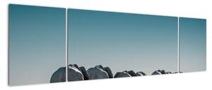 Obraz - Odejście słoni (170x50 cm)