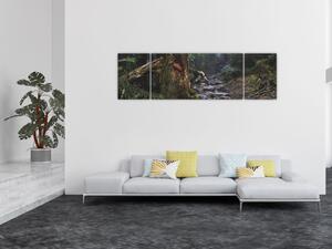 Obraz - W lesie (170x50 cm)