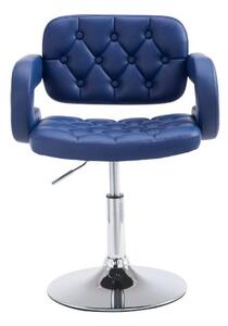 Fotel Mabel niebieski